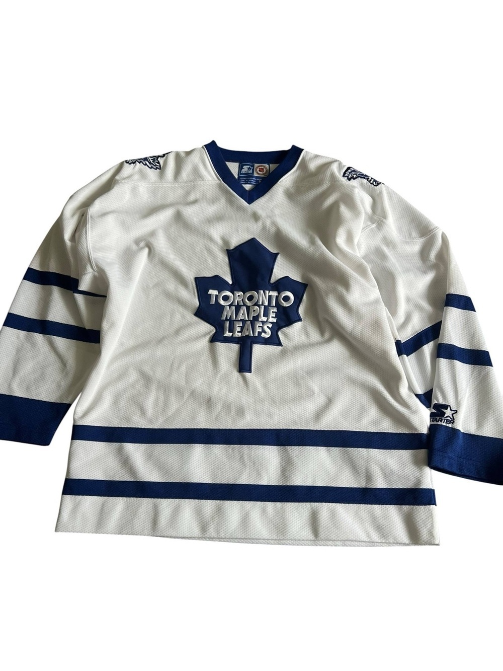 TORONTO MAPLE LEAFS / STARTER Vintage Hockey Jersey M Size (117)